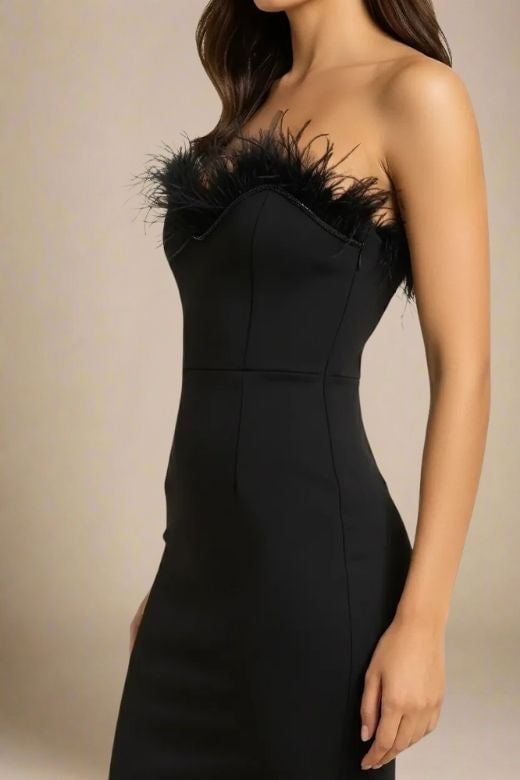 Erin Bandage Maxi Dress - Classic Black