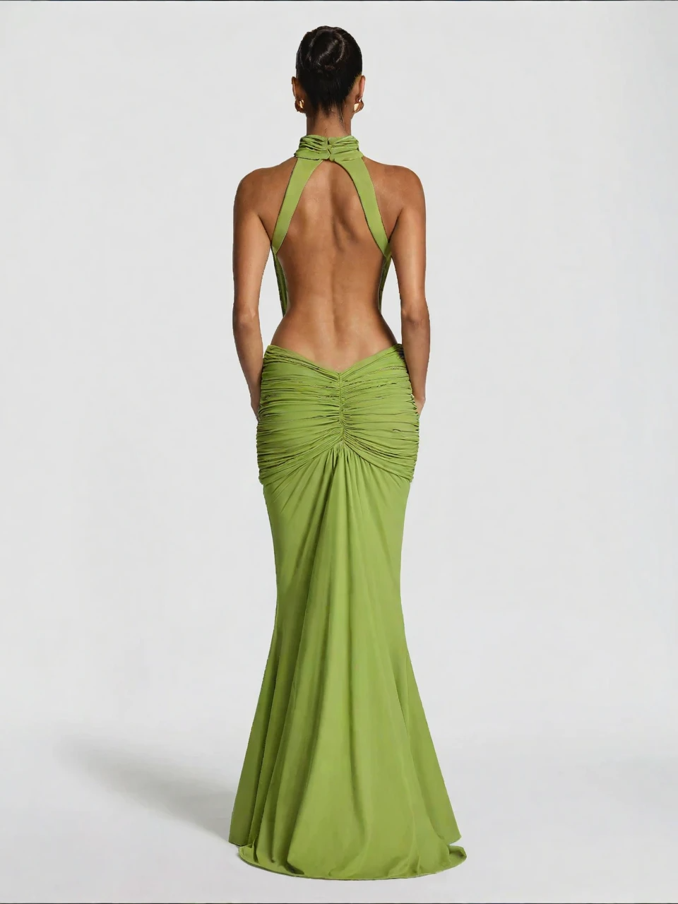 The Backless Mermaid Gown