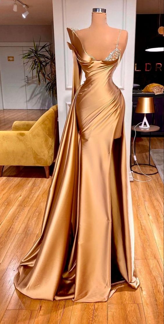 Chic Mermaid Prom Dress New Arrival Evening Dress - FashionDia