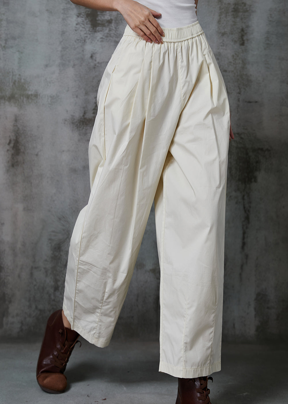 A Vintage Style Trousers with Delicate Timeless Details