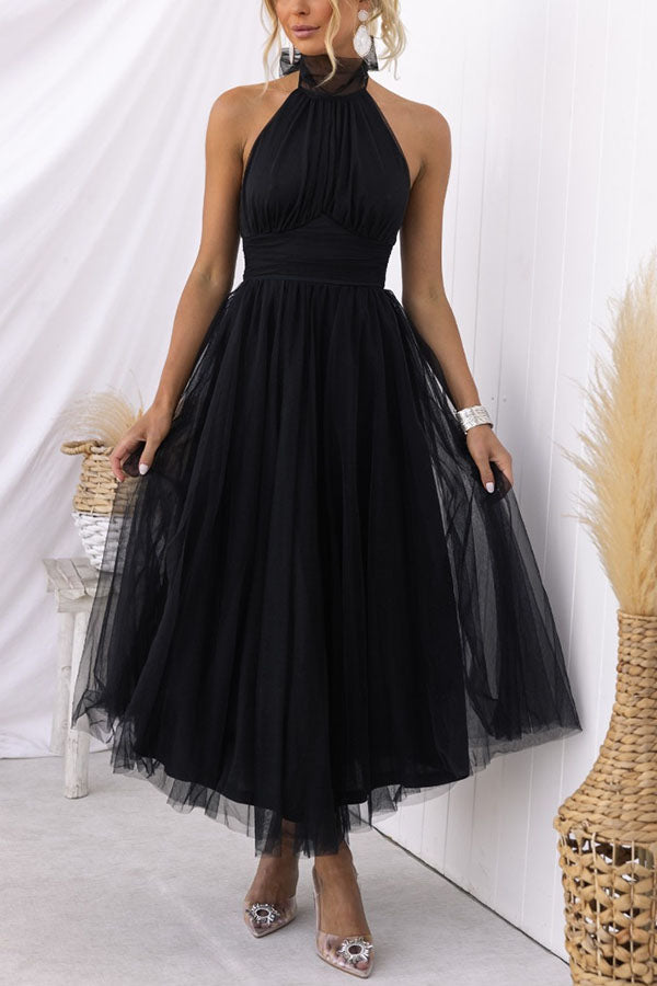 Maricela Effortless Dress with a Long Skirt Boutique Collection