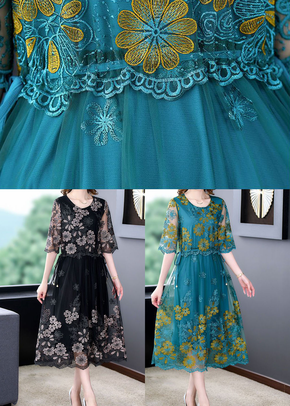 A Vintage Style Dress with Delicate Timeless Details