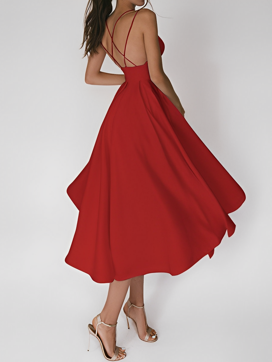 Amaryllis Chic Sleeveless Tank Dress for Women Statement Occasion Edit