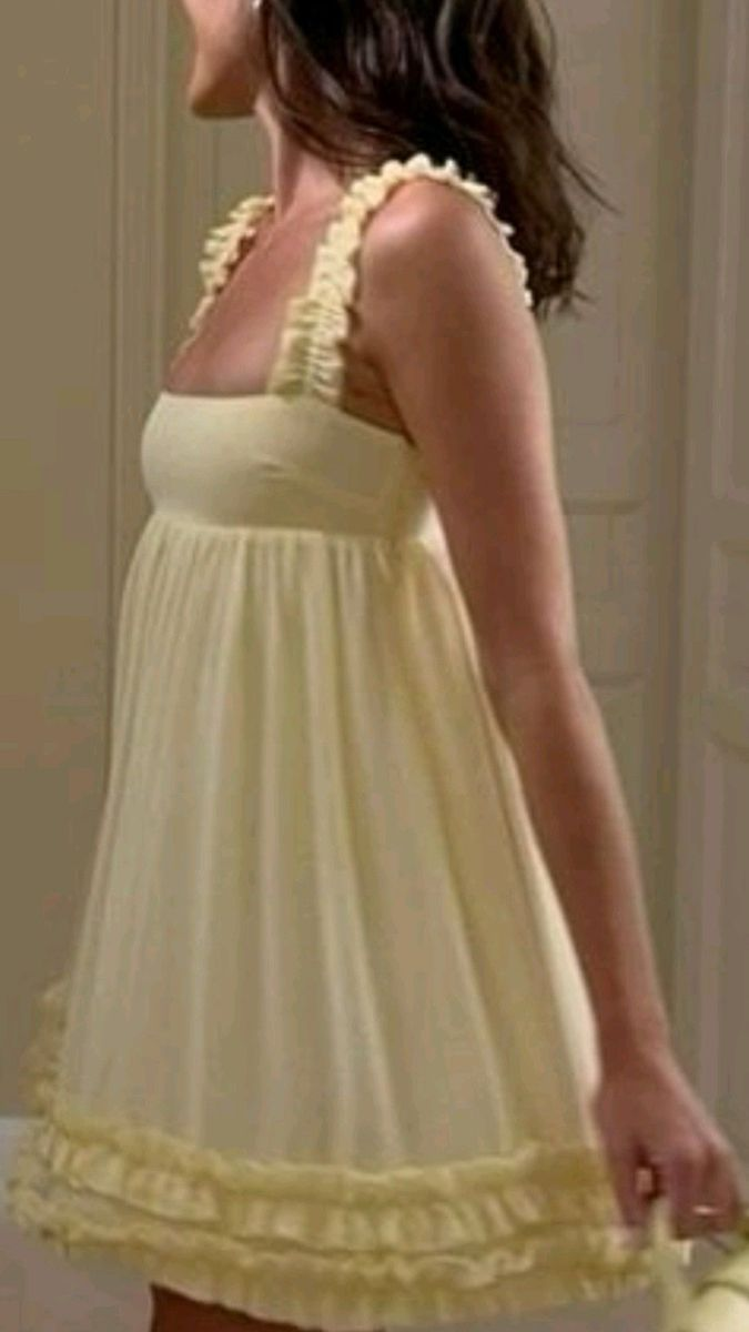 Yellow Short Chiffon Homecoming Dress J7748