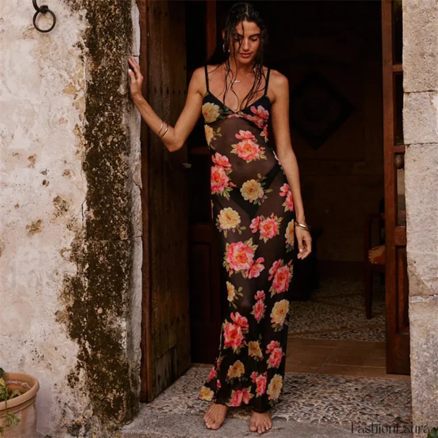 Minimalist Fairy Grunge Strappy Dress for Modern Fashion Wear