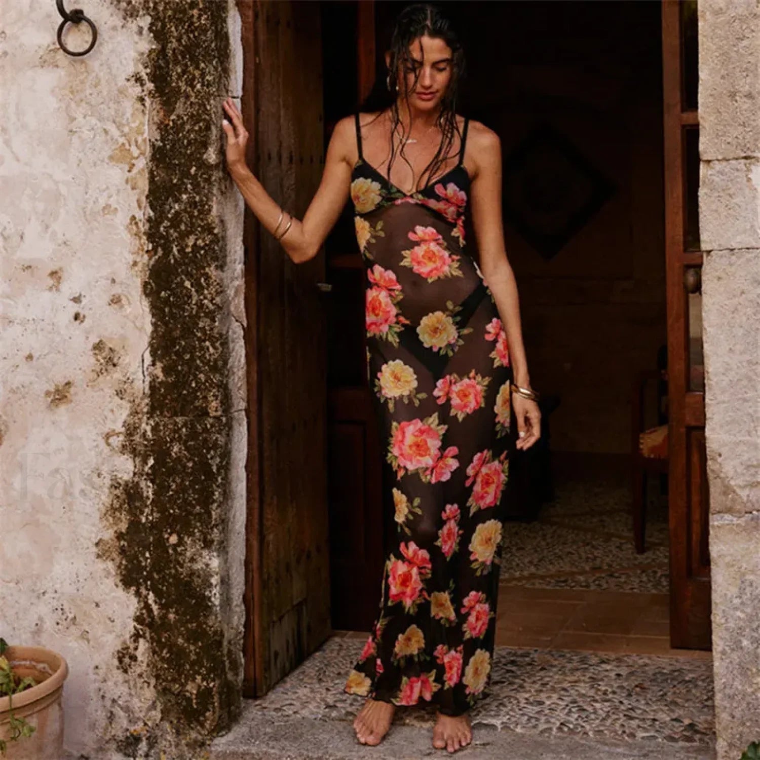 Minimalist Fairy Grunge Strappy Dress for Modern Fashion Wear