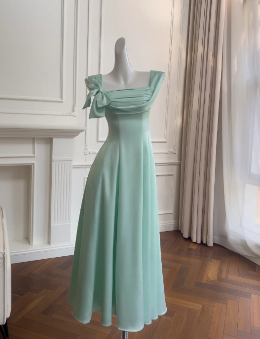 Mint Green Long Prom Dresses New Long Evening Gowns fg7206