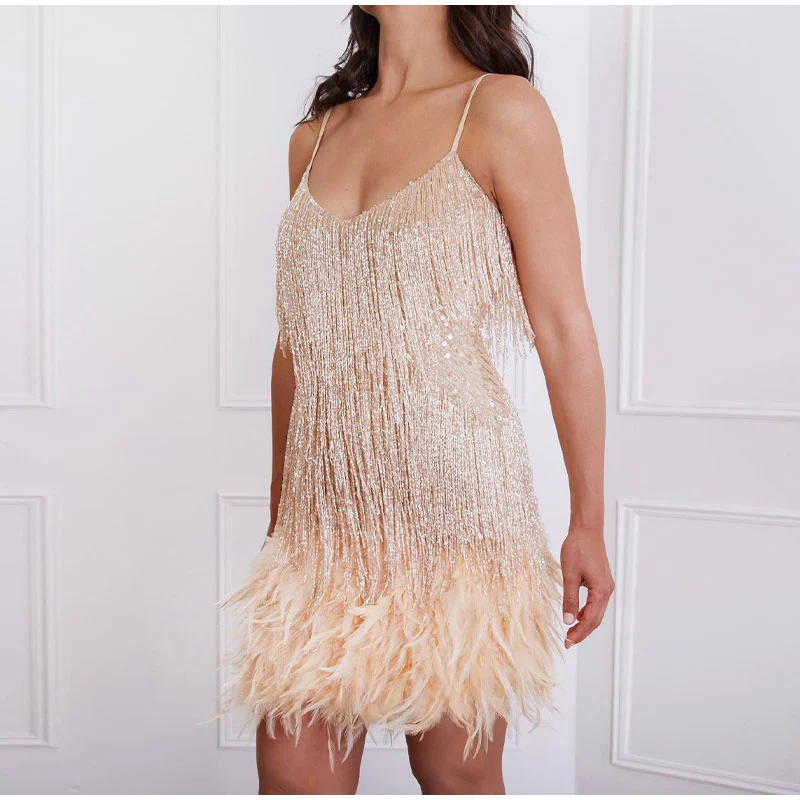 Alix Chic Festive Party Dress Mini Statement Occasion Edit