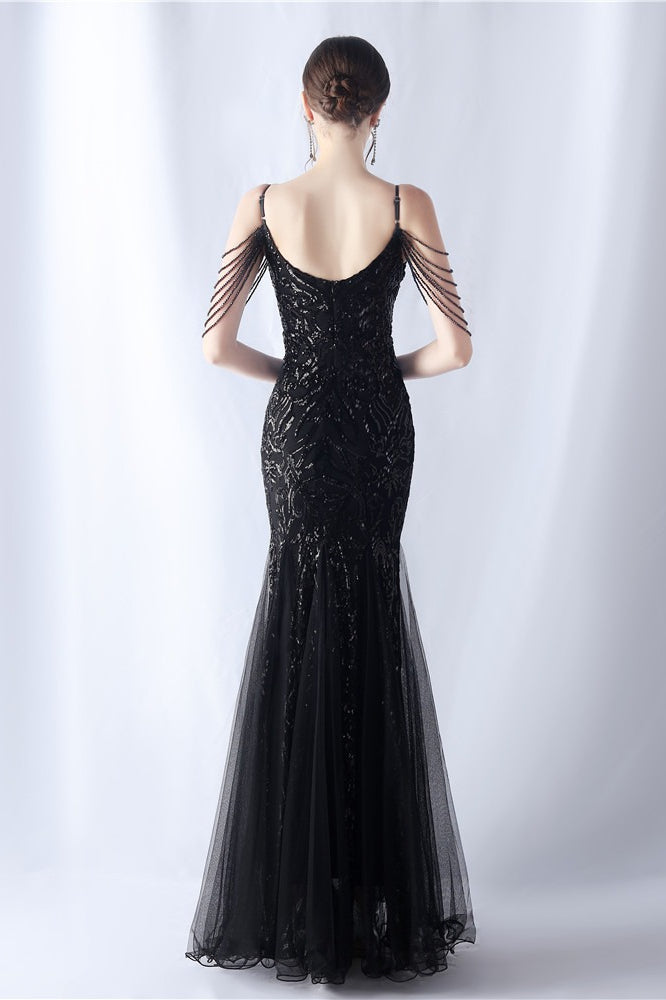 Beaded Mesh Cocktail Classic Dress for Seasonal Wardrobe Essential