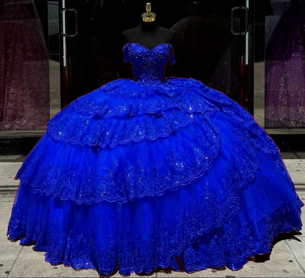 Luxury Red Quinceanera Dress with Crystal Beading Lace Appliques Sweet 16 15 Ball Gown fg6302