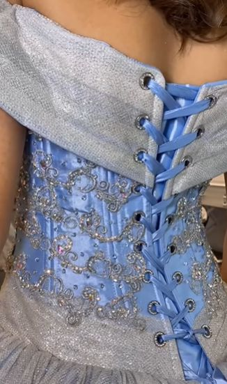 A Line Light Blue Off The Shoulder Quinceanera Dress Ball Gown fg6547