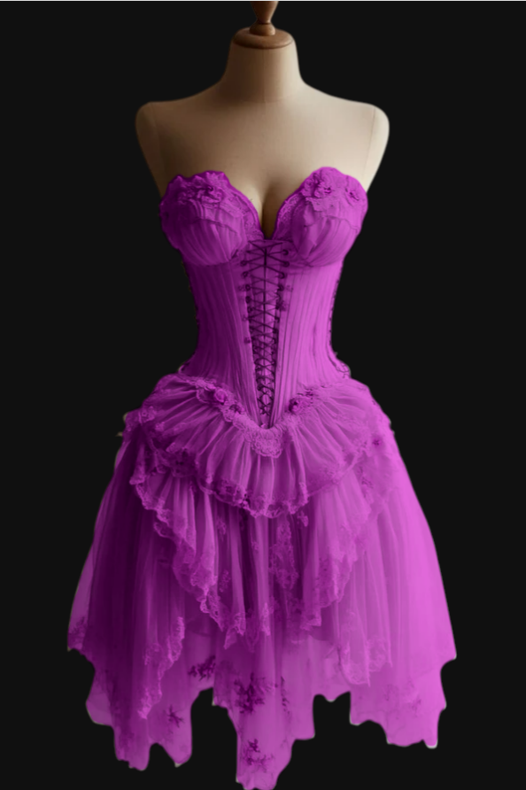 Retro Ivory Lace Dress Sexy Short Party Dress Homecoming Dress fg7222