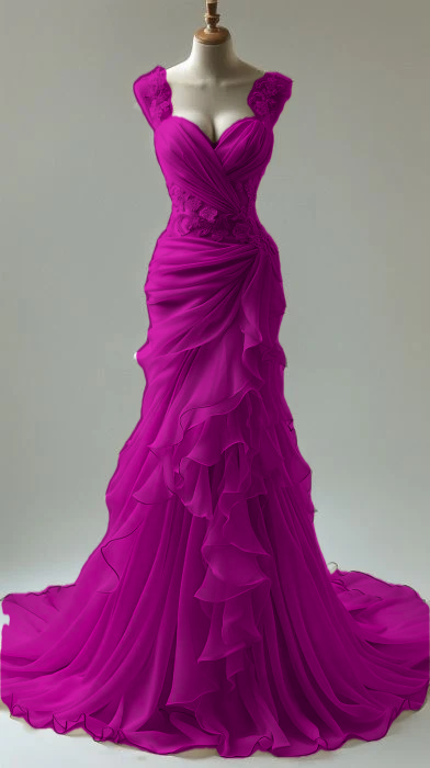 Elegant Sweetheart Mermaid Lace Appliques Party Dress Long Prom Dresses fg7301