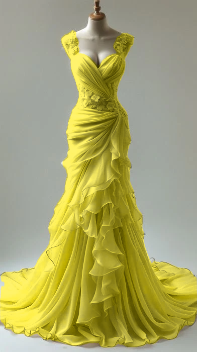 Elegant Sweetheart Mermaid Lace Appliques Party Dress Long Prom Dresses fg7301