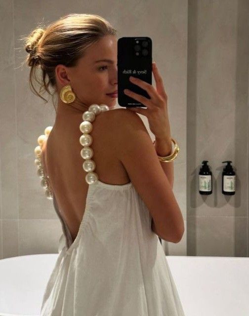 White Party Dress Short Prom Dress Birthday Dress - View 5 | FashionDia
