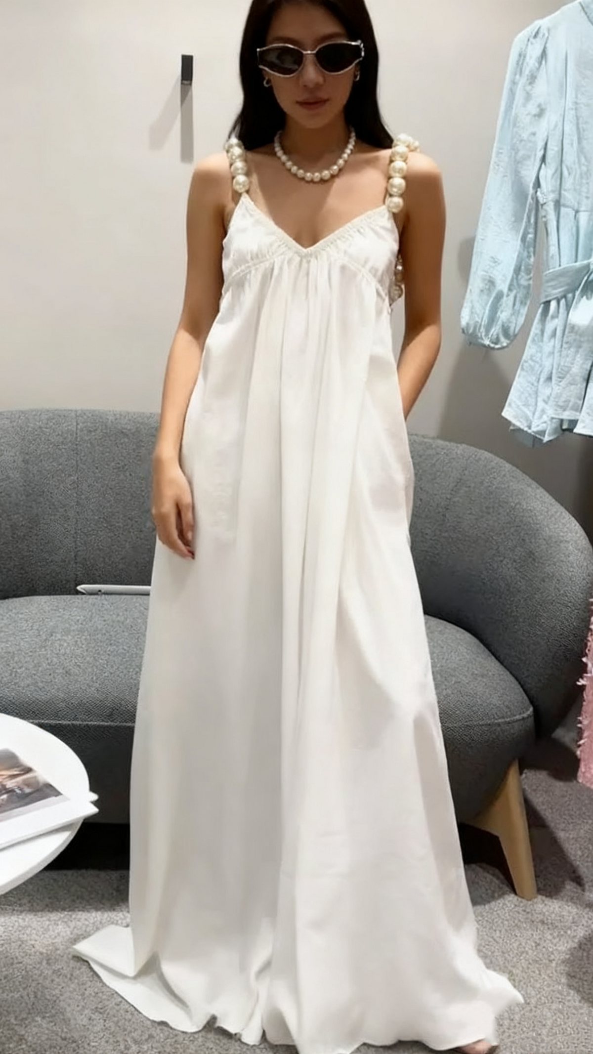 White Party Dress Short Prom Dress Birthday Dress - View 6 | FashionDia
