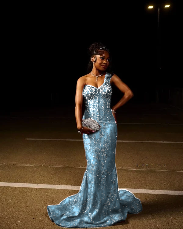 Red Mermaid Long Prom Dresses Formal Evening Dress - View 11 | FashionDia