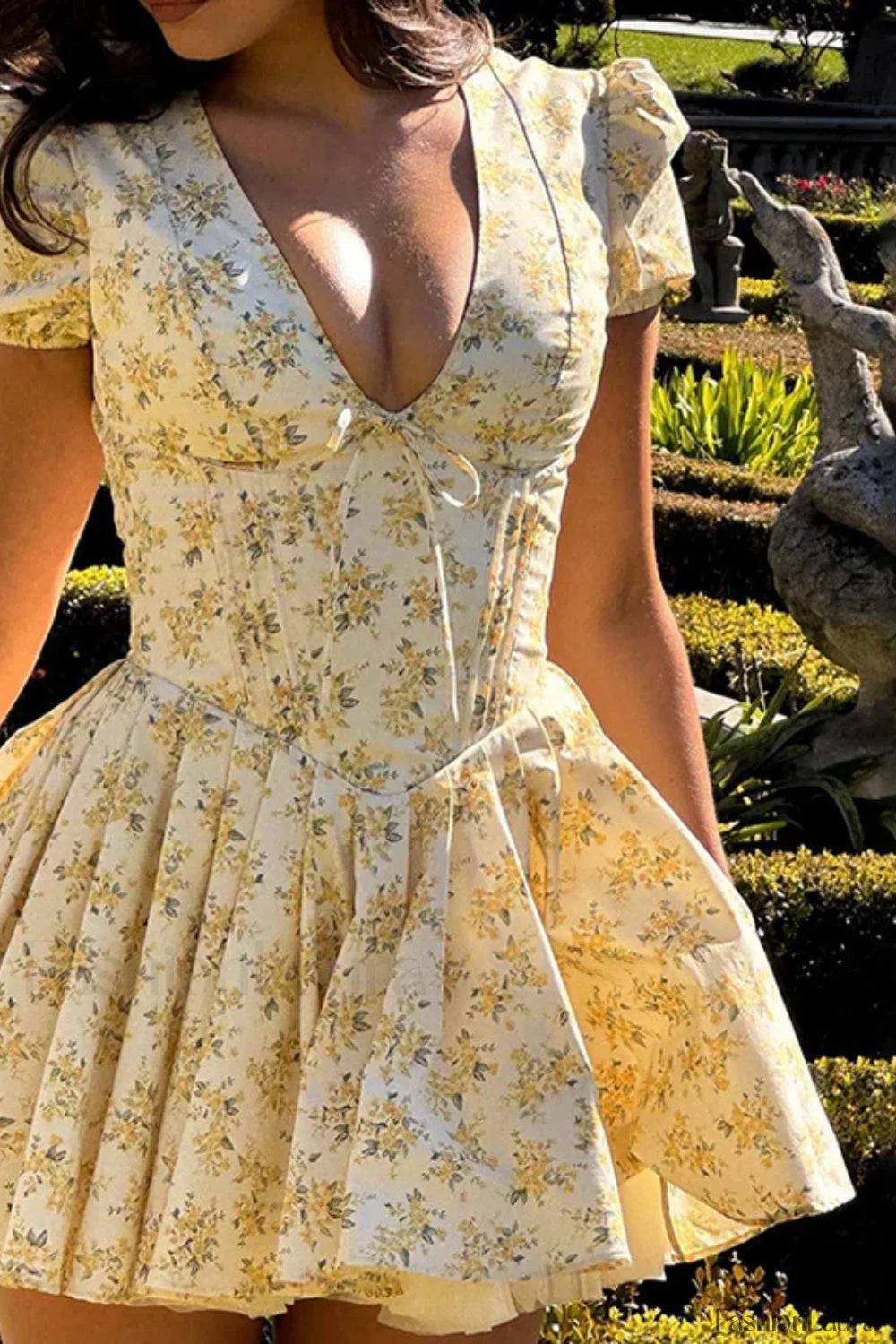 Floral Princess Gauze Elegant Dress for Boutique Fashion Look