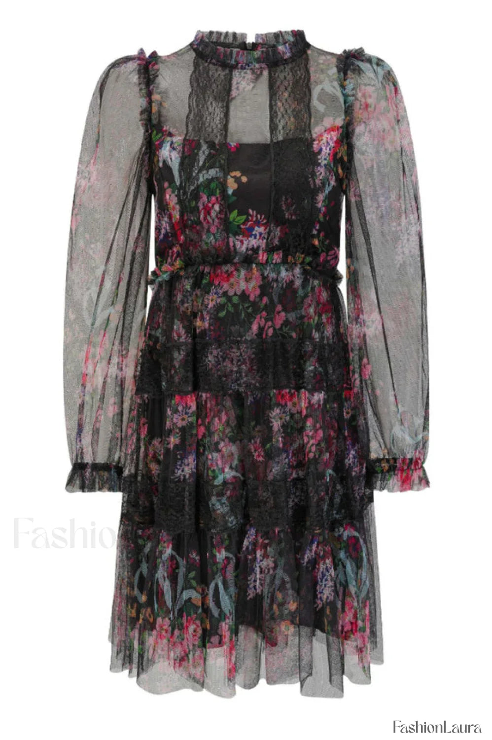 Floral Wonder Stylish Micro Mini Dress