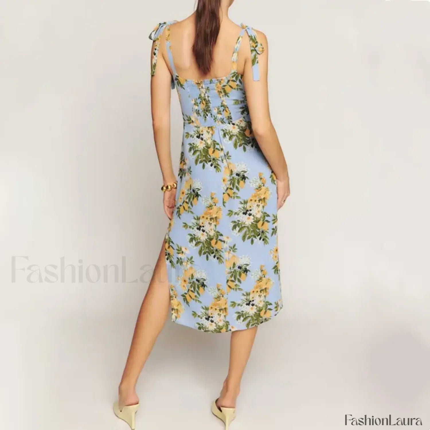 Elegant French Bow Satin Dress for Modern Fashion Wear Boutique Fashion Style