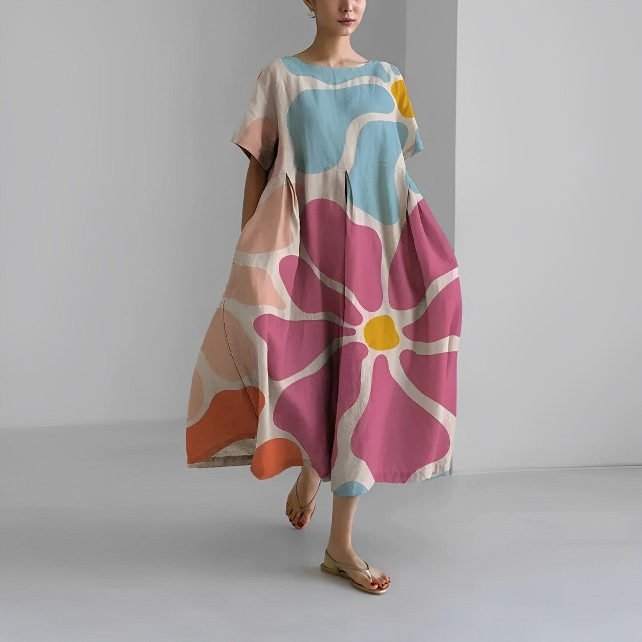 Victoria Printed Dress For Contemporary Dress for Modern Casual Wear