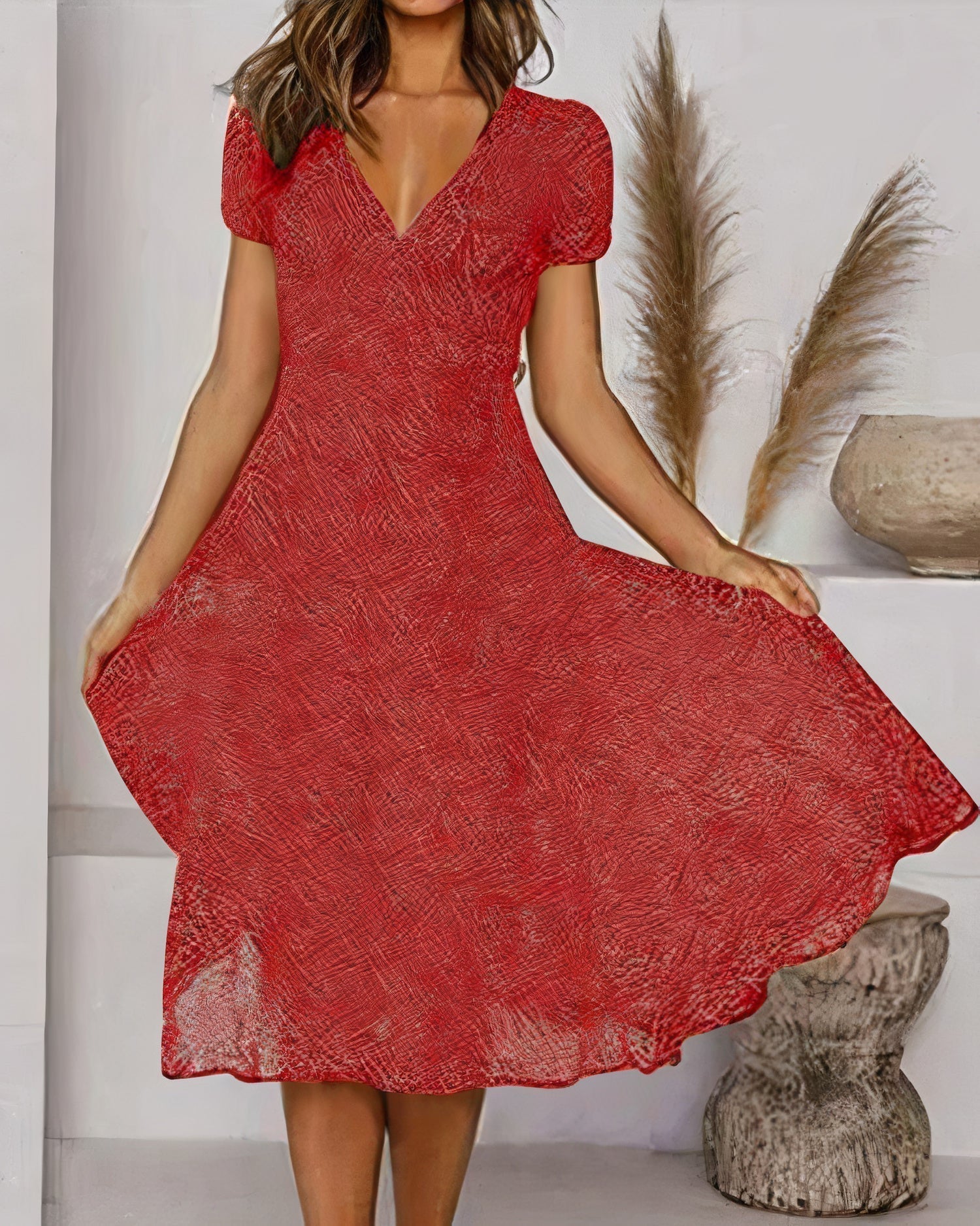Dolores Statement Floral Chiffon Dress for Summer Chic Silhouette Collection