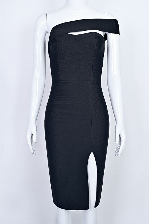 Gianna Bandage Dress - Nude