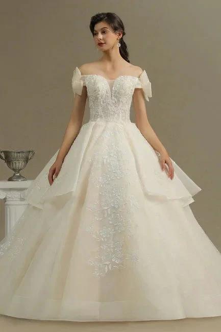 Gorgeous wedding dresses princess by misshow.com