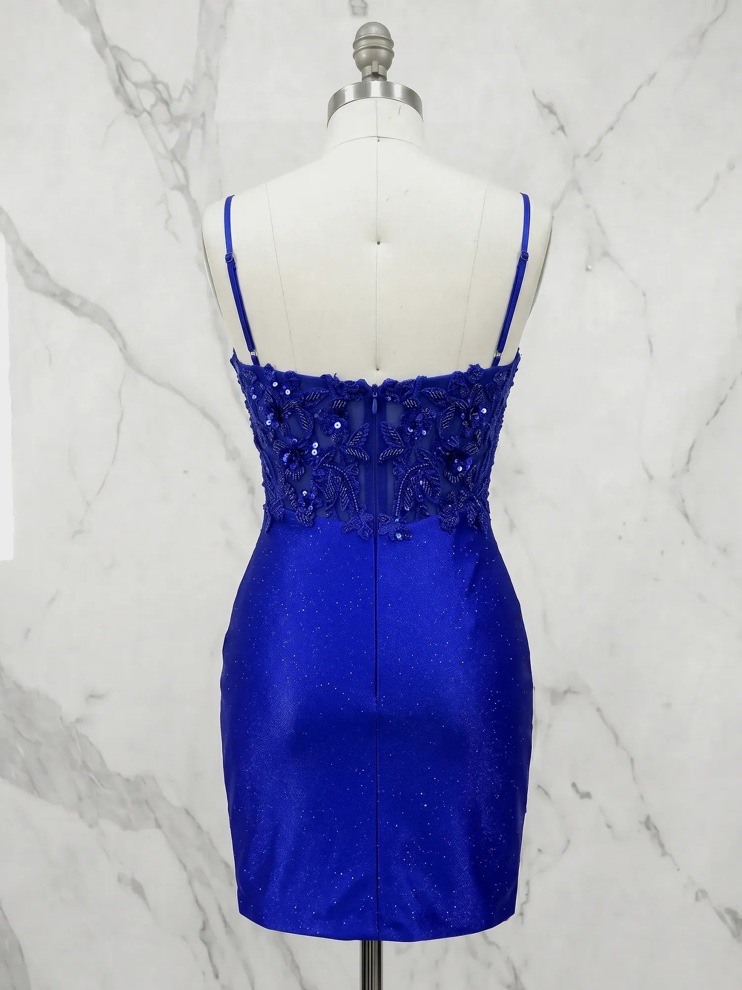 Sweetheart Lace Appliqué Sequin Corset Mini Homecoming Dresses