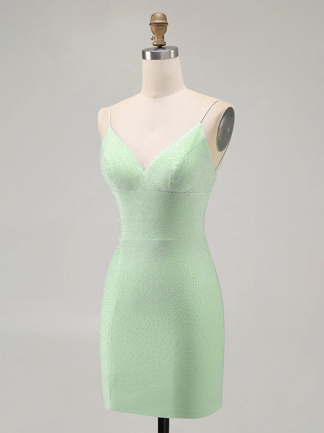 Bodycon Backless Short Homecoming Dress with Beading