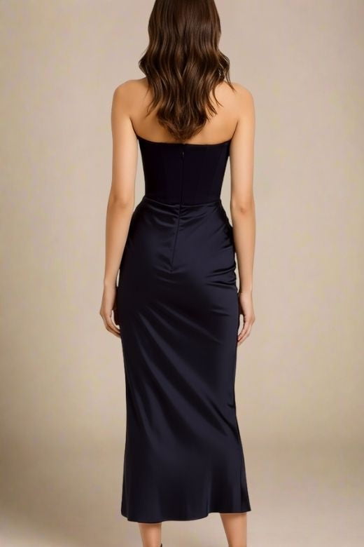 Hope Bodycon Wrap Maxi Dress - Classic Black