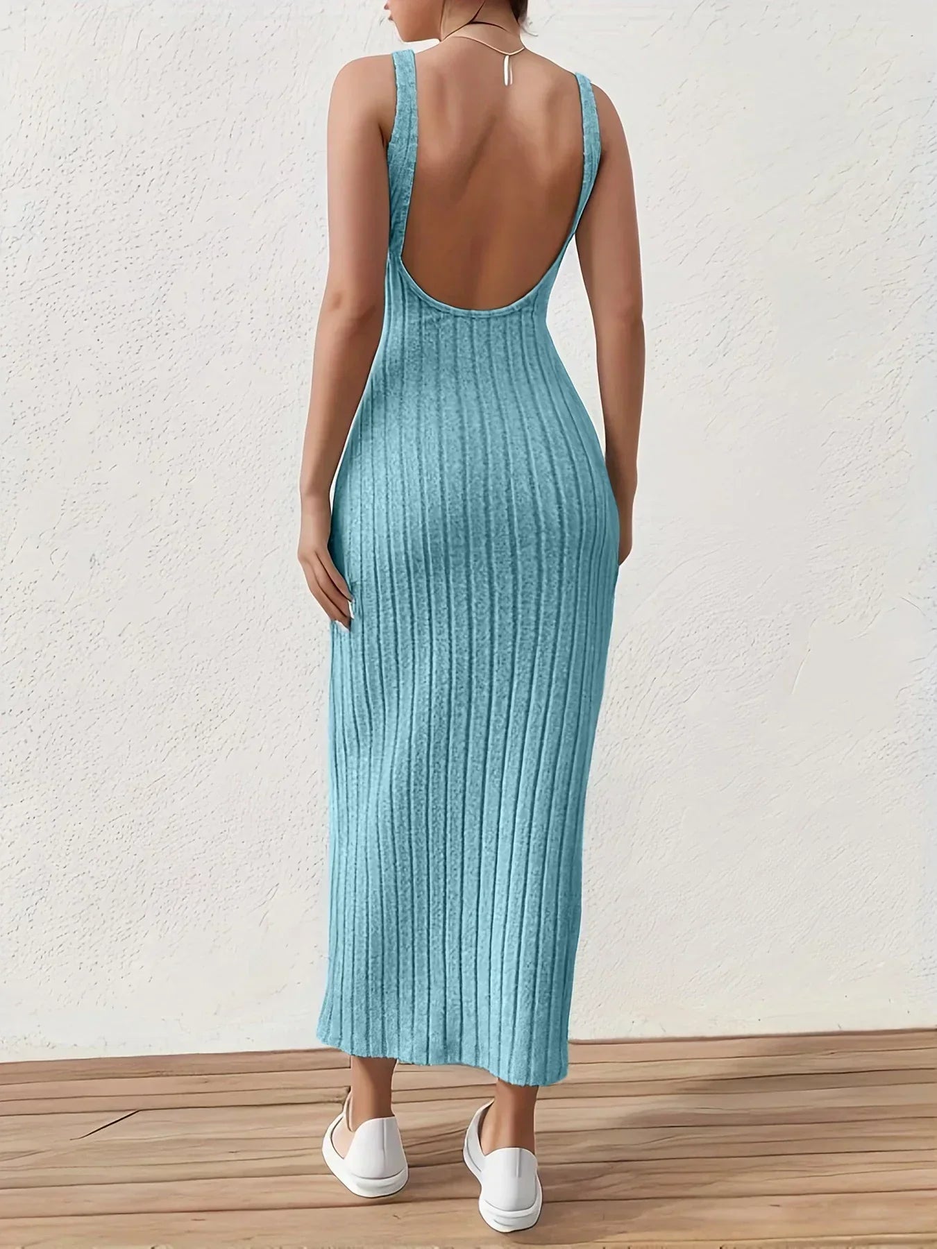 Paulina Minimalist Summer Dress Evening Wear Edit
