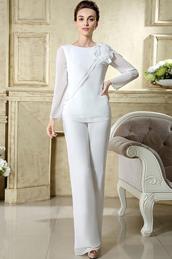 Jewel ruffles Long Sleeves Vintage Mother’s suit