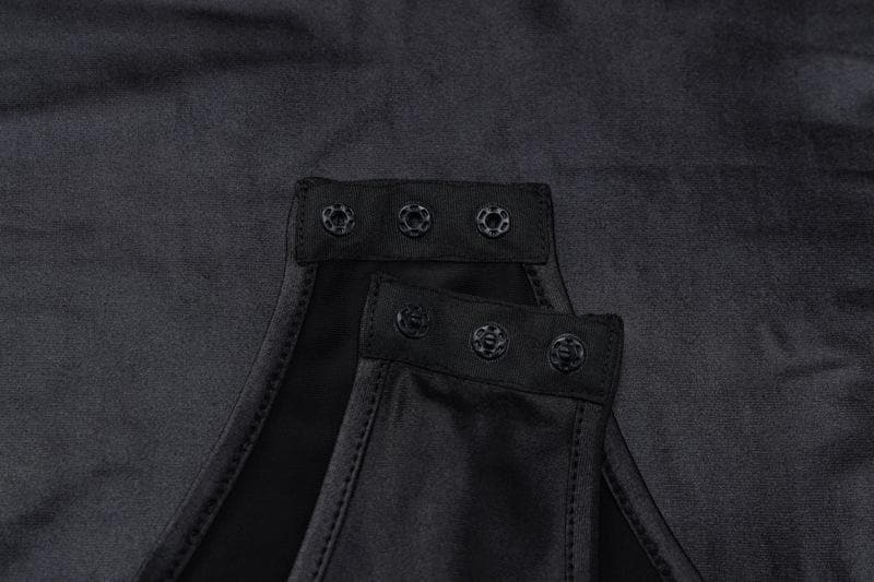 Textured solid satin u neck spaghetti strap sleeveless mini dress