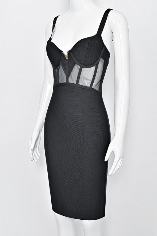 Juliette Bodycon Dress - Classic Black