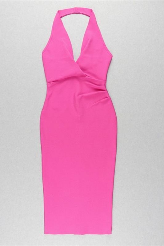 Iris Bodycon Dress - Hot Pink