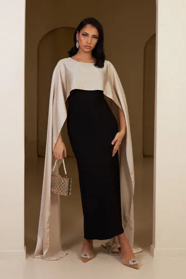 Elegant Red Mermaid Prom Dress Elastic Satin Square Long Sleeves Floor Length Formal Evening Dress vestido de gala