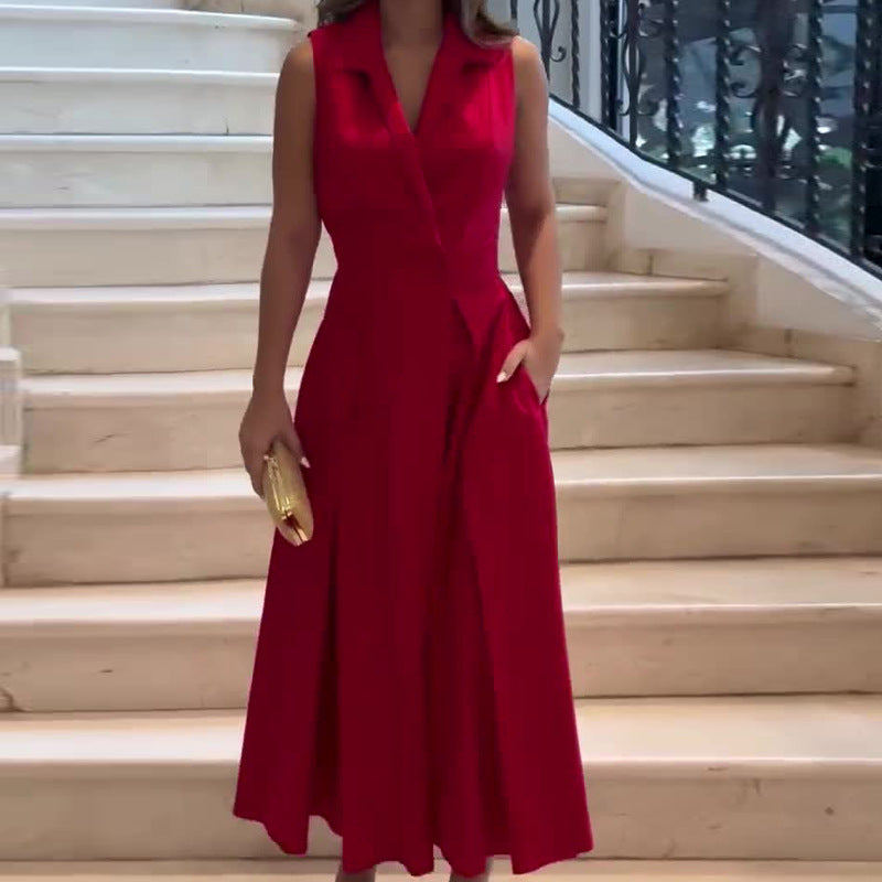Timeless Mila V Neck Midi Dress Designer Edit