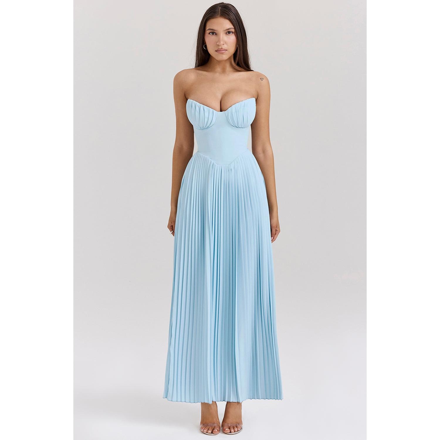 Alma Premium Long Dress with Corset Chic Silhouette Collection