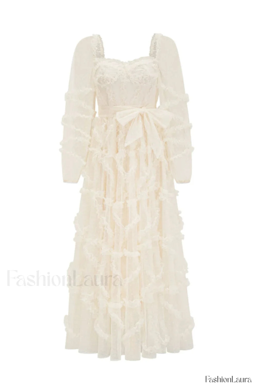 Maryam Sweetheart Stylish Belted Maxi Dress
