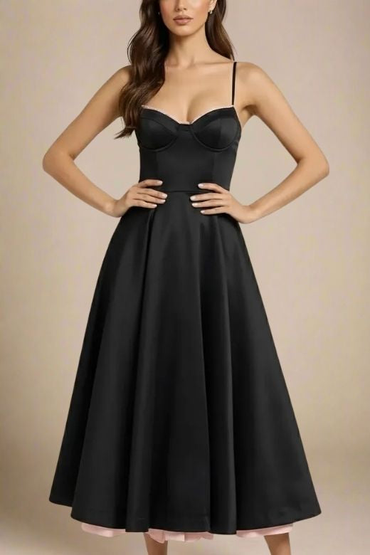 Mavis Midi Dress - Classic Black