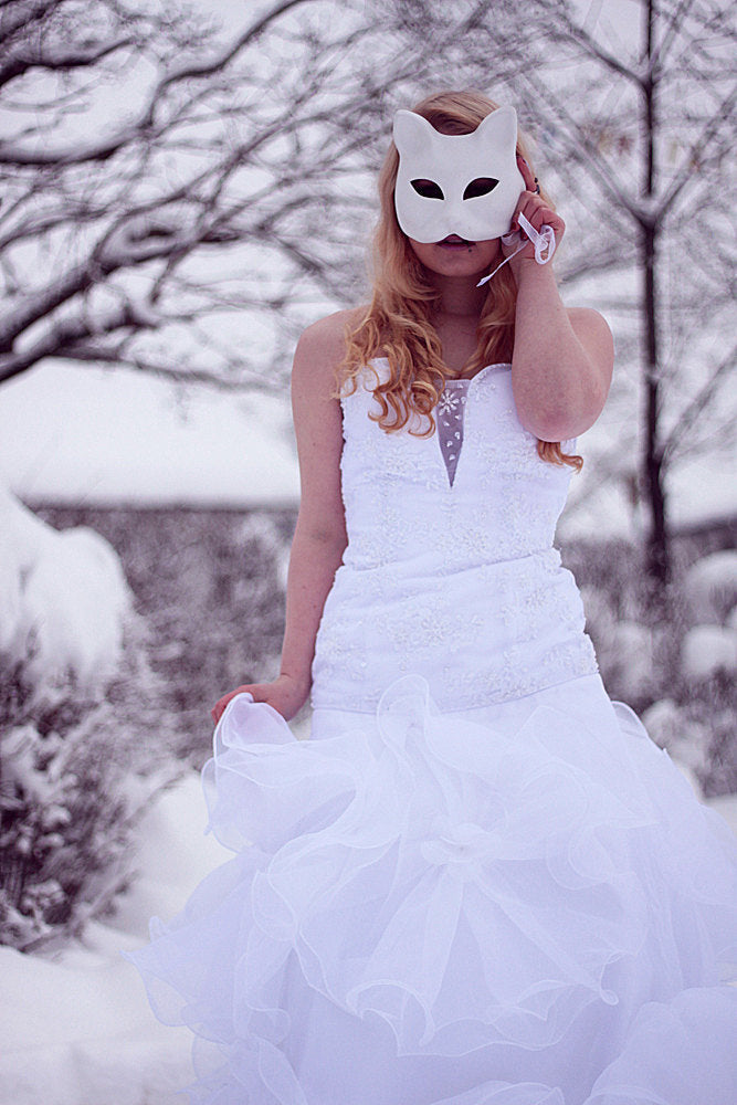 Mermaid Sweetheart Floor-Length Organza Applique Wedding Dress