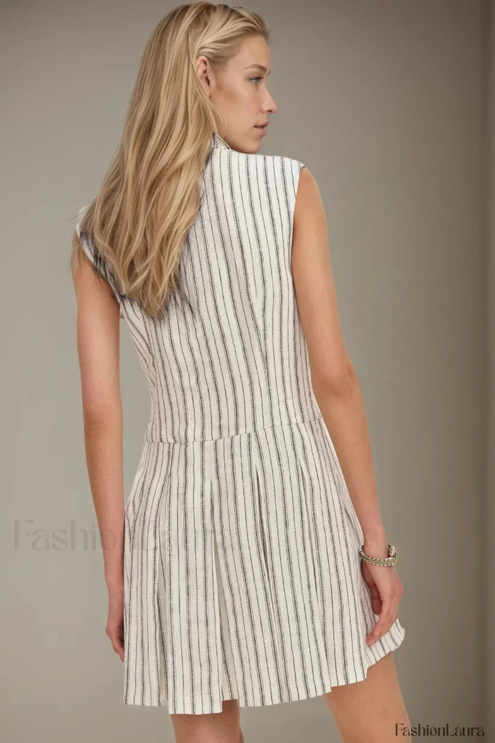 Minimalist Slimming Sleeveless Modern Dress for Streetwear Style
