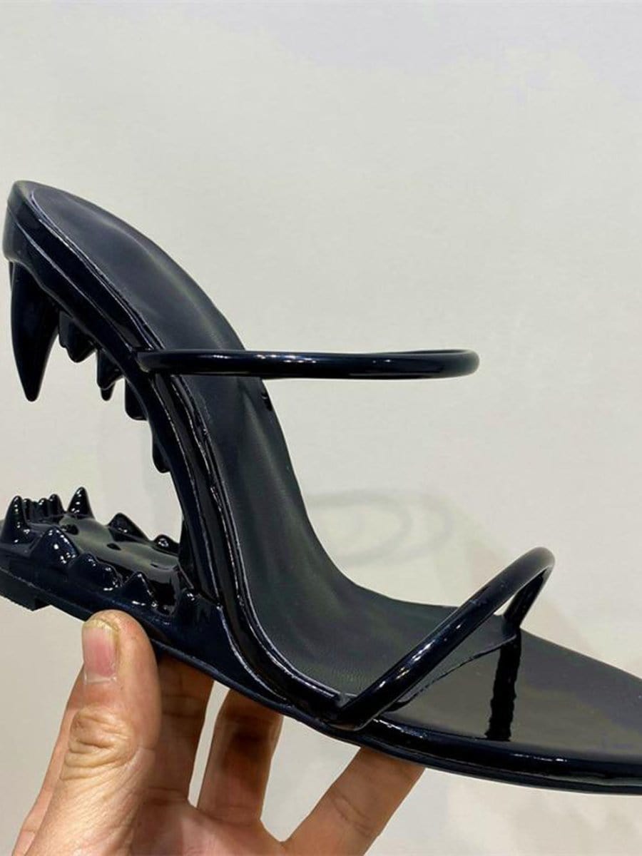 Noah Narrow Band Peep Toe Heel