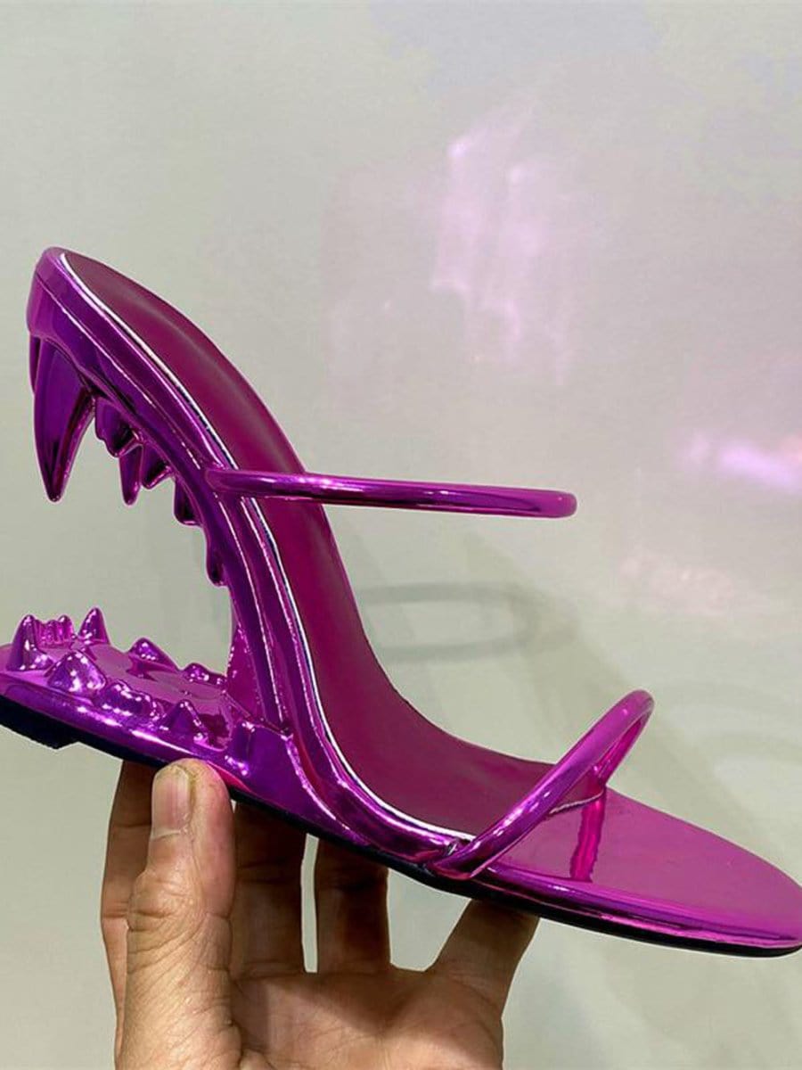 Noah Narrow Band Peep Toe Heel