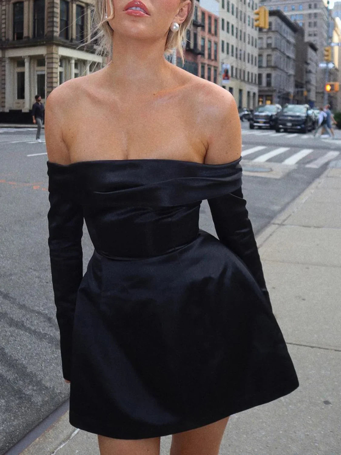 Elegant Dress Inspired by Contemporary Streetwear Fashion