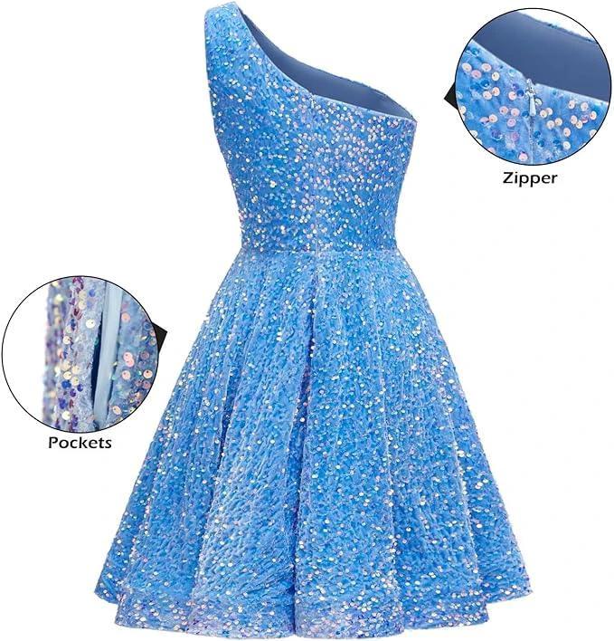 short prom dresses sequin homecoming dresses (ZD11711)