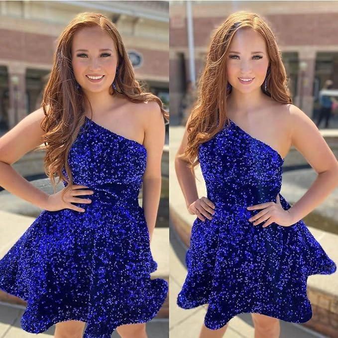 short prom dresses sequin homecoming dresses SYH96 by vivymakudress