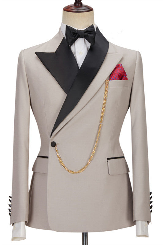 Peaked Lapel Slim-Fit Men Suits for Prom