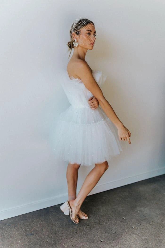 Strapless Homecoming Dress Short Hoco Dresses (ZD11620)